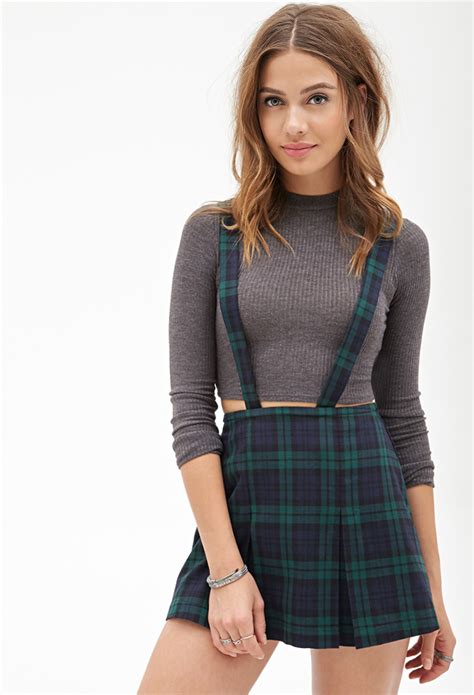 suspender dress forever 21.
